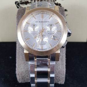 burberry gold watch men